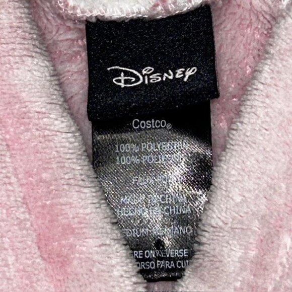 Disney Costco Mickey Mouse Robe Pullover Hoodie Pajamas Fleece Plush Pink L - Picture 4 of 6